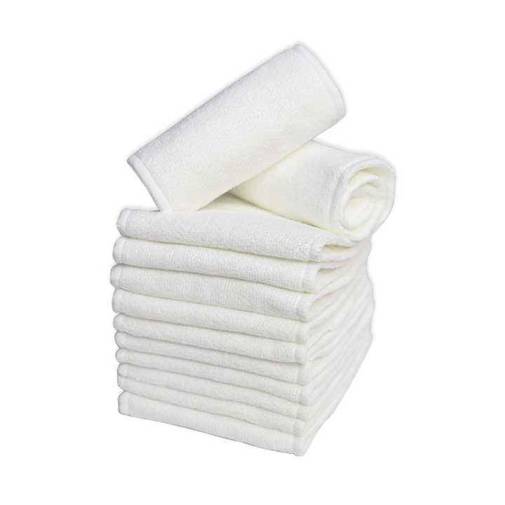 Reusable Natural Bamboo Terry Wipes